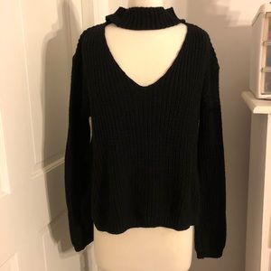 Boohoo Choker Neck Sweater